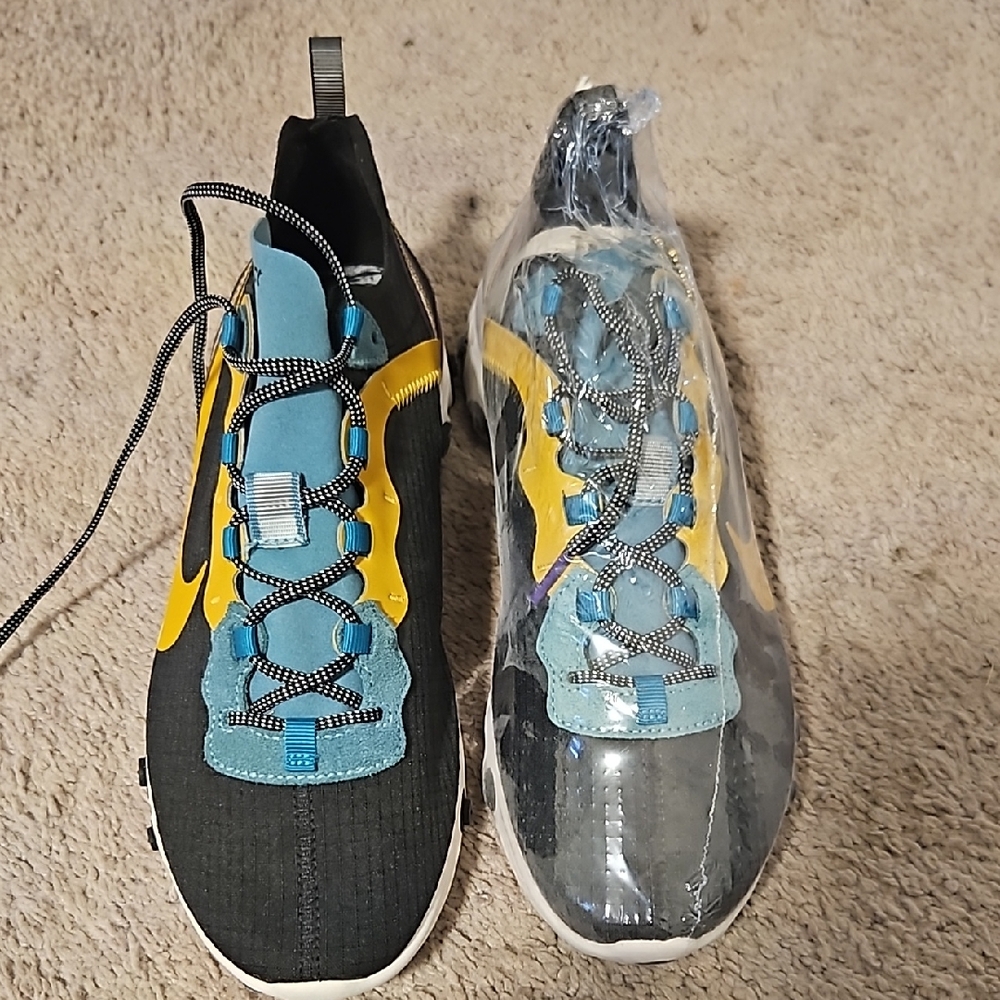 Nike Black and Yellow Athletic Shoes